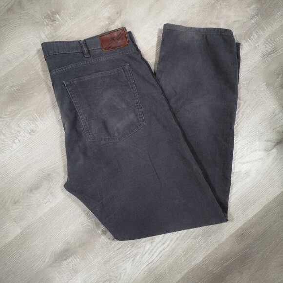 Dockers Men's Size 38/32 Dark Grey Straight Fit Corduroy Pants - Picture 11 of 16